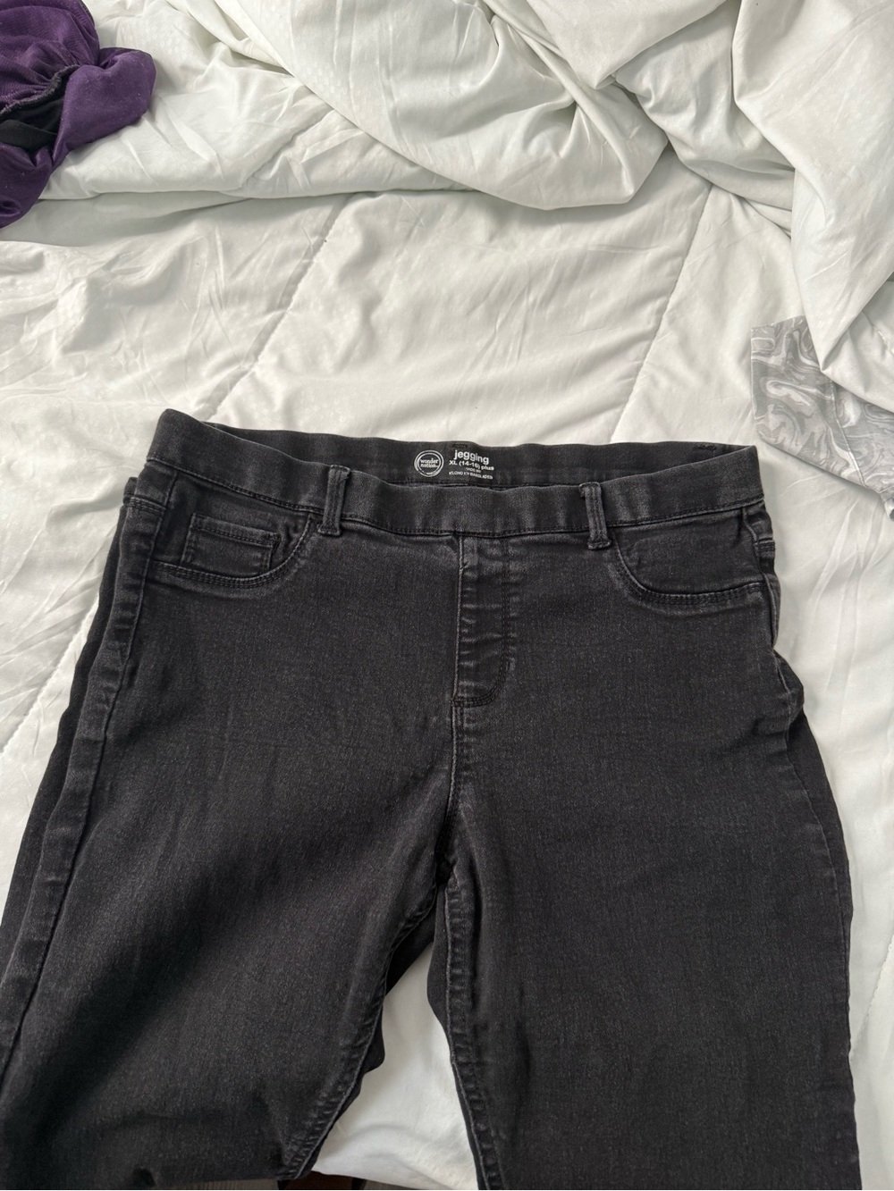 wonder nation Black Jeggings with Clean Finish